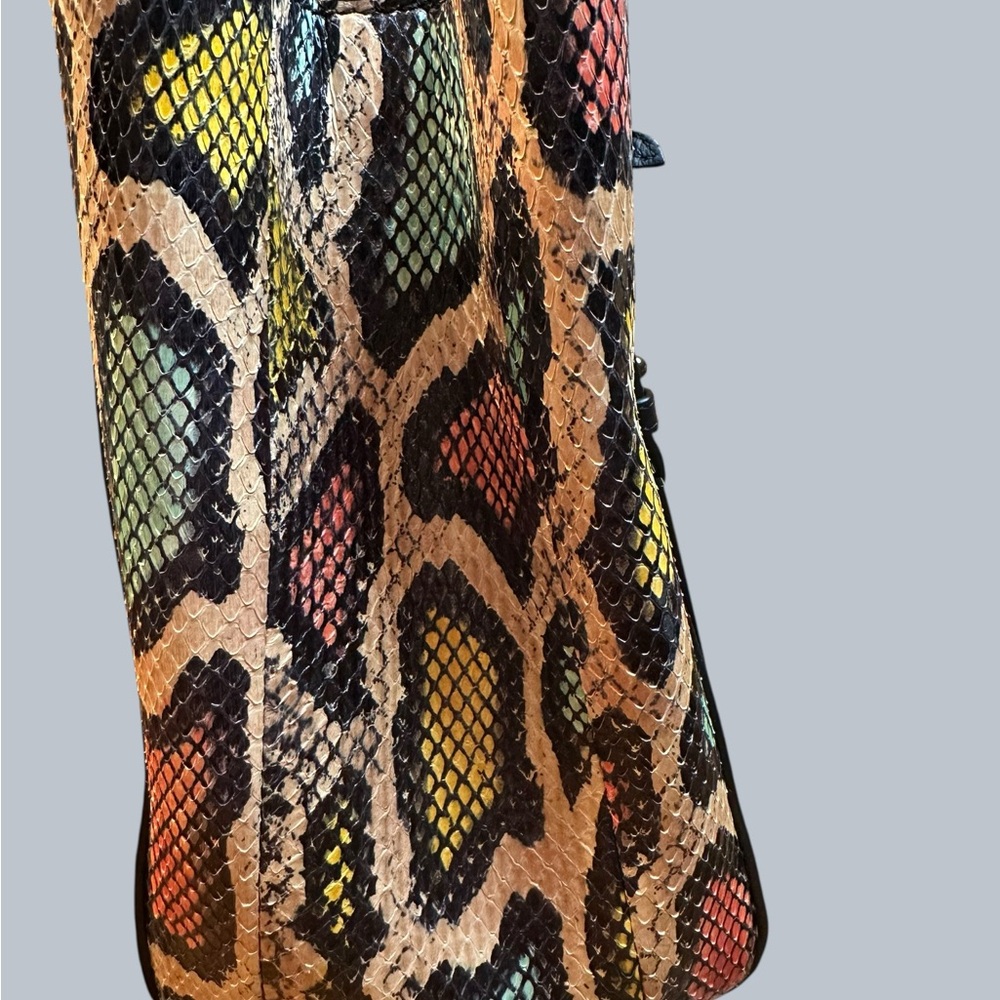 Fendi 2Jours tote bag in multicolor python with b… - image 4